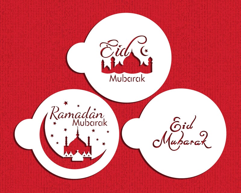 Designer Stencils Eid Mubarak Cookie Stencil Set by Designer Stencils - Image 1